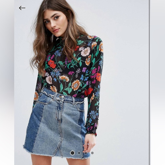 New Look Tops - Floral Printed Top